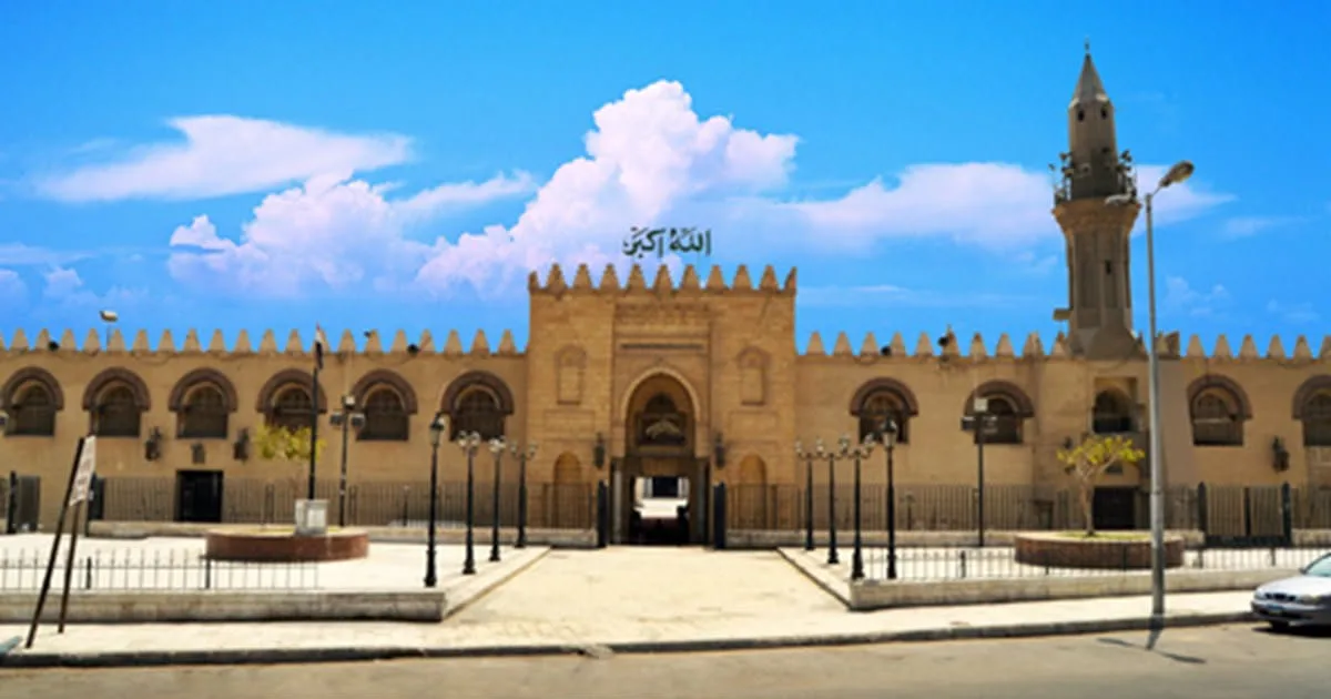 The ancient Mosque of Amr ibn al-As in Old Cairo