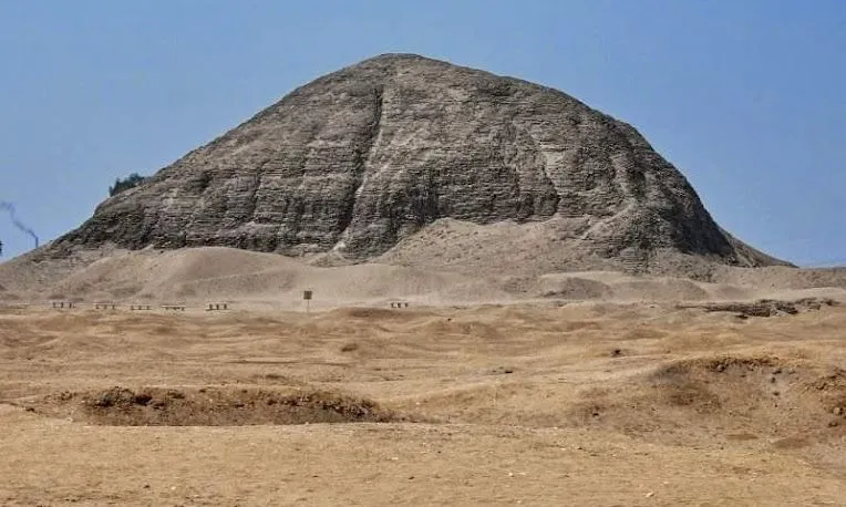 The mudbrick pyramid of Hawara in the Fayoum