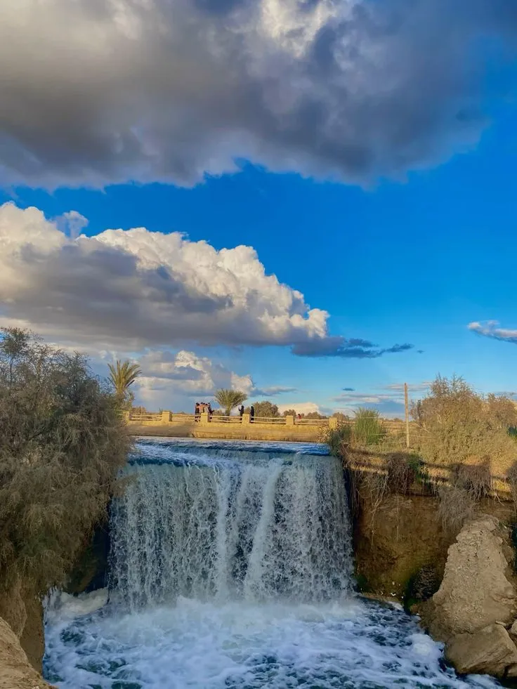 The waterfalls of Wadi El Rayan in the Fayoum