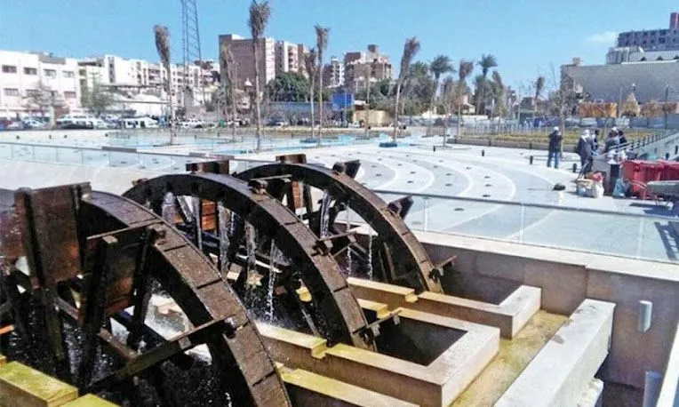 Traditional wooden waterwheels of the Fayoum